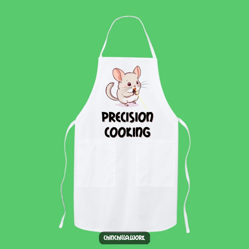 Funny Chinchilla Apron - Laser Chase Kitchen Wear, Hilarious Funny Gift