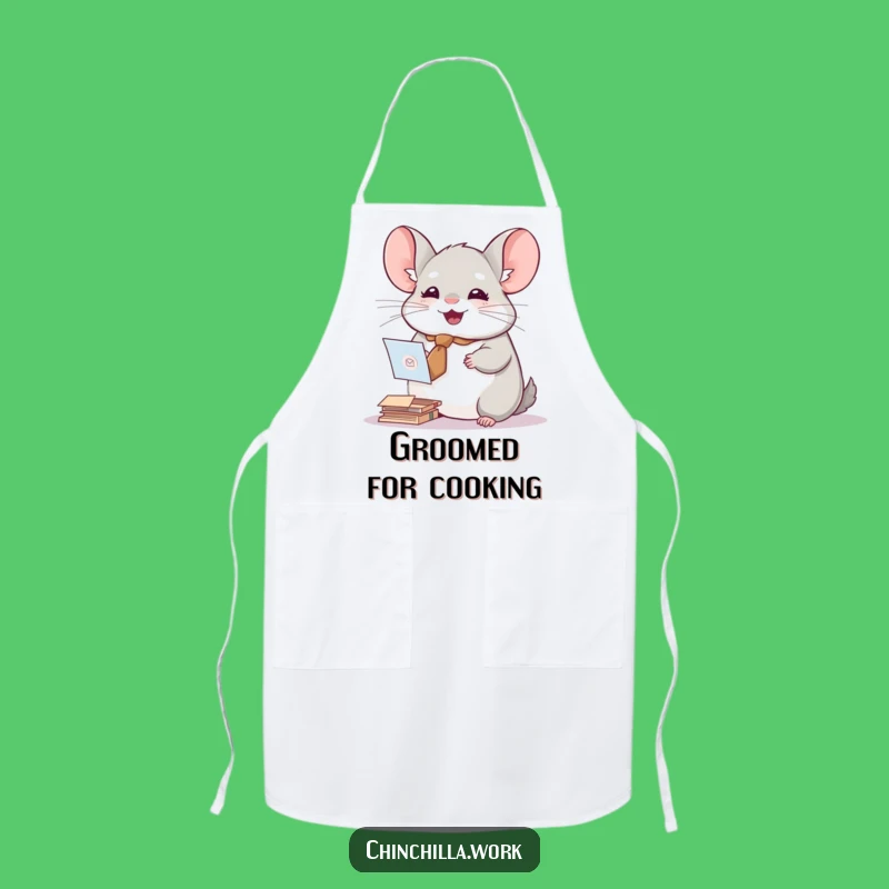 Funny Chinchilla Mail Apron - Organized Kitchen Gift