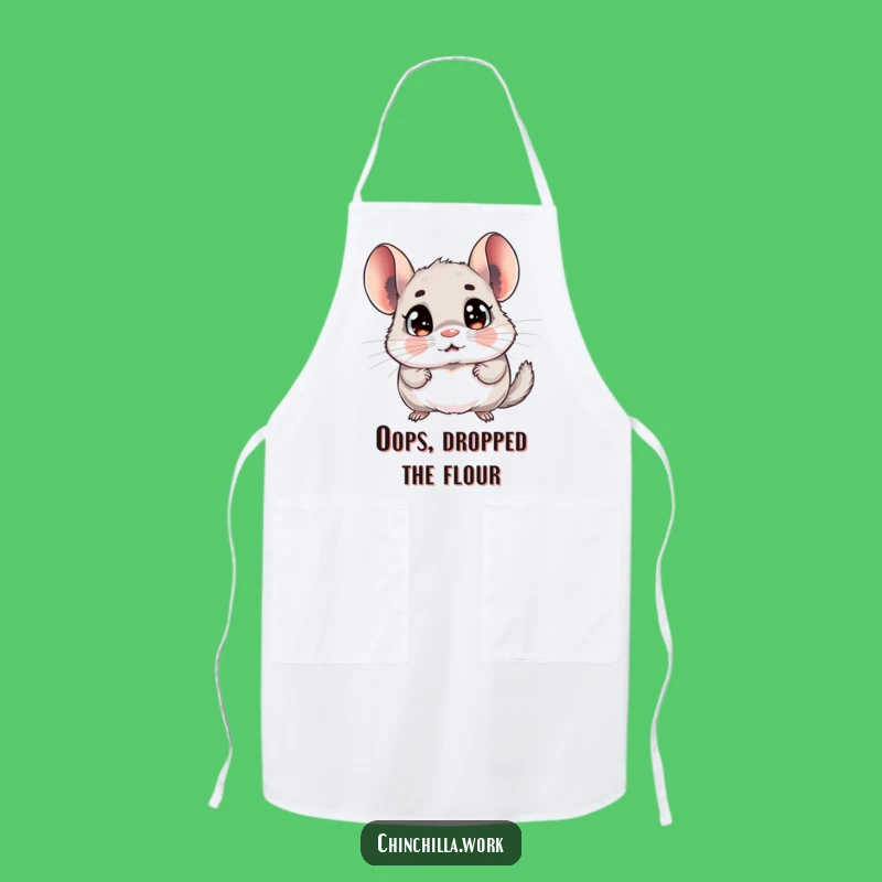 Funny Chinchilla Reaction Apron - Shockingly Good Kitchen Wear