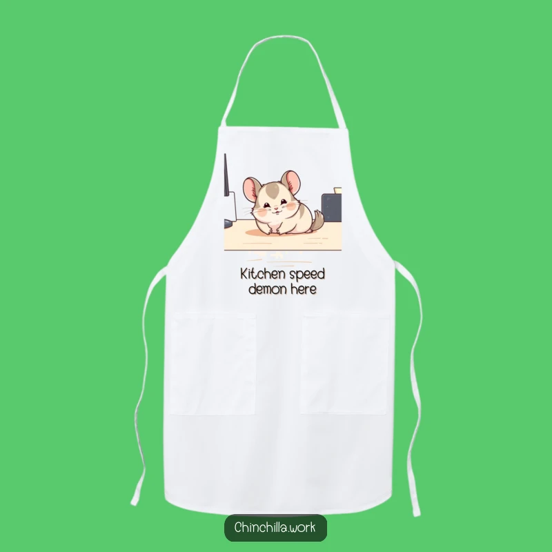 Funny Sliding Chinchilla Apron: Cook Up Laughs with Comical Style