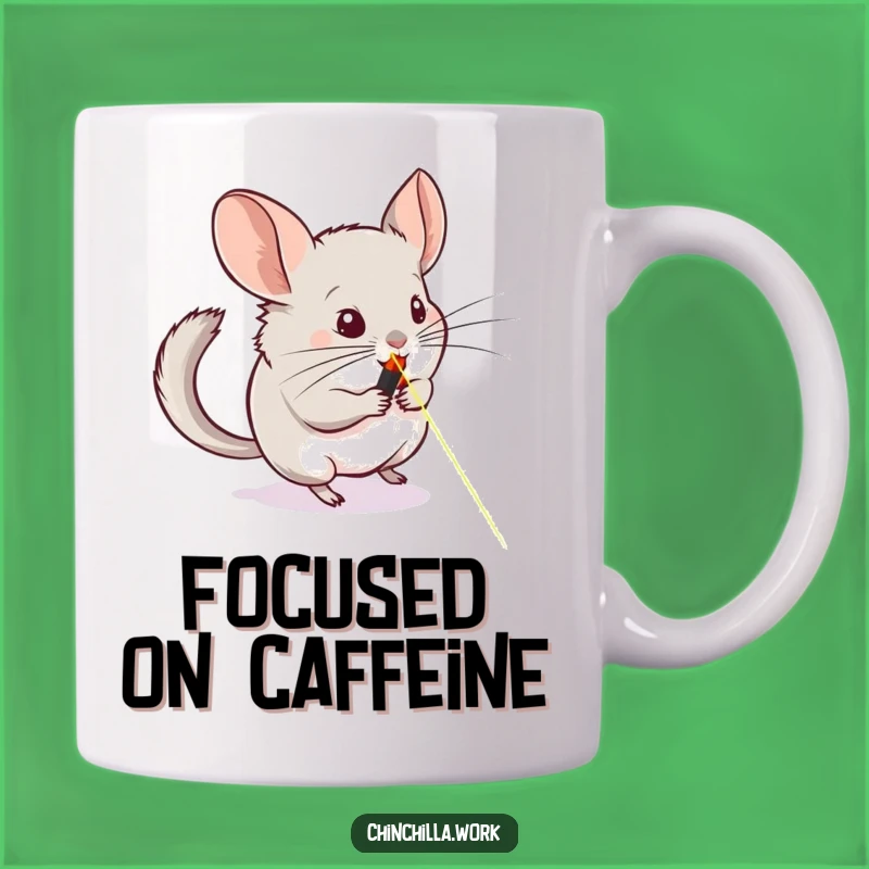 Funny Chinchilla Laser Mug - Hilarious Chase Design, Perfect Funny Gift for Pet Lovers