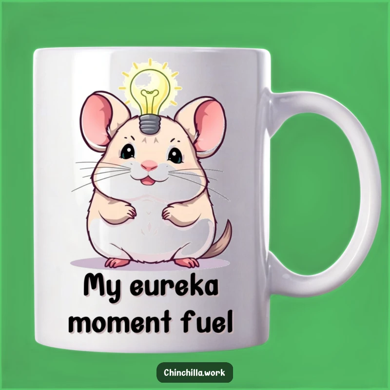 Funny Chinchilla Lightbulb Mug: Genius Idea Gift for Pet Owners