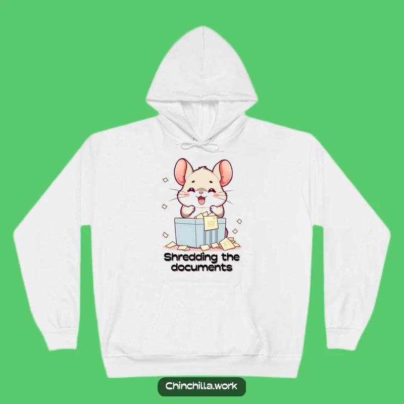 Cozy Funny Kawaii Chinchilla Hoodie: Your Go-To Funny Gift for Ultimate Comfort!