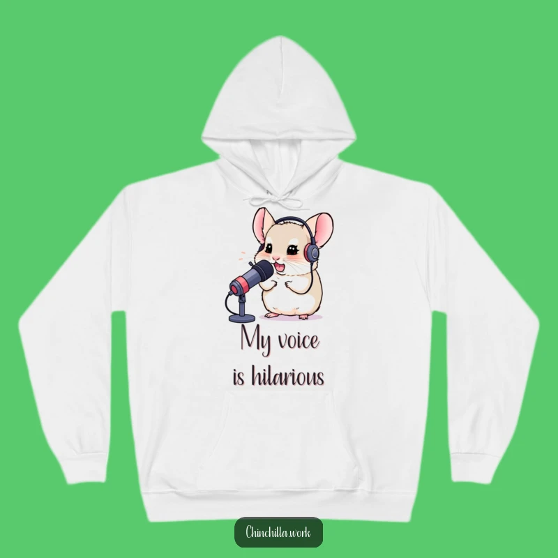 Funny Chinchilla Gaming Hoodie - Cozy Headset Chinchilla Sweatshirt, Great Funny Gift