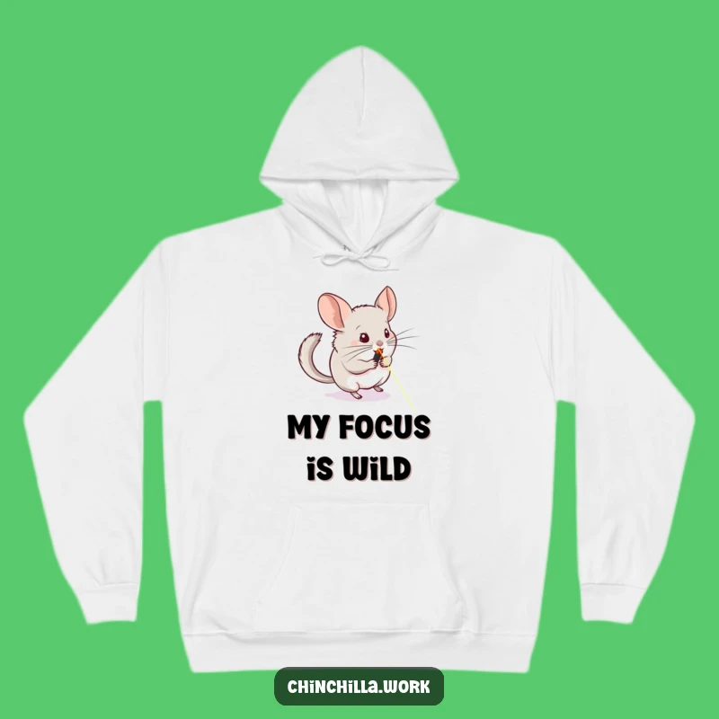 Funny Chinchilla Laser Hoodie - Cozy Chase Sweatshirt, Great Funny Gift