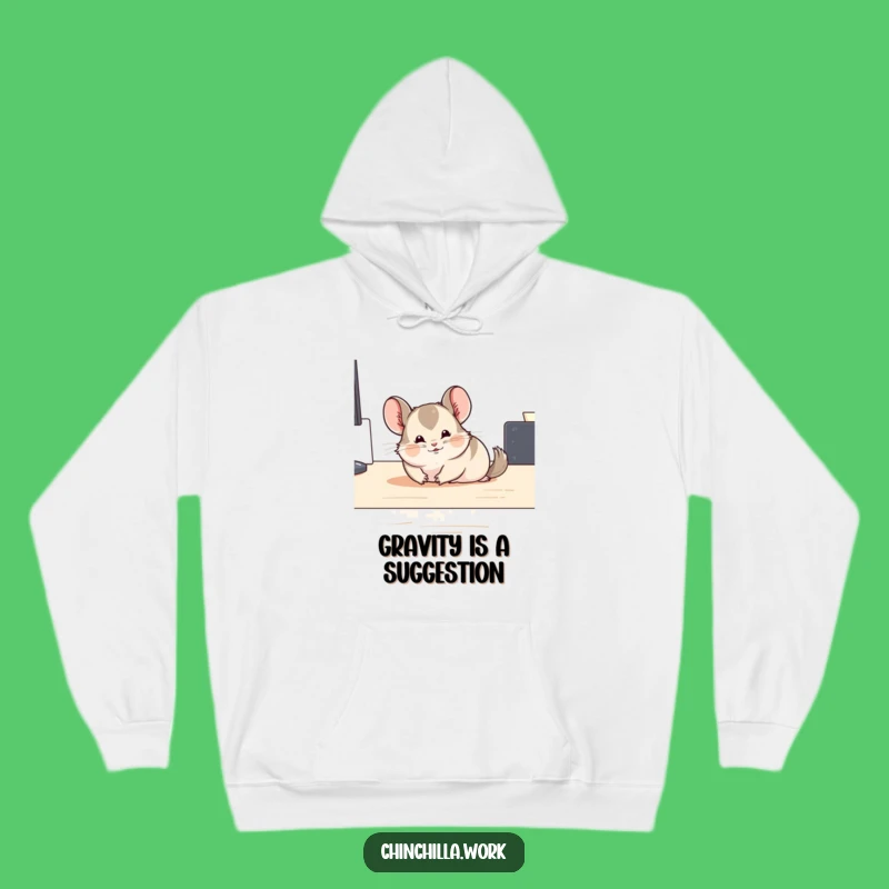 Cozy Funny Sliding Chinchilla Hoodie: Warm and Humorous Pet Apparel
