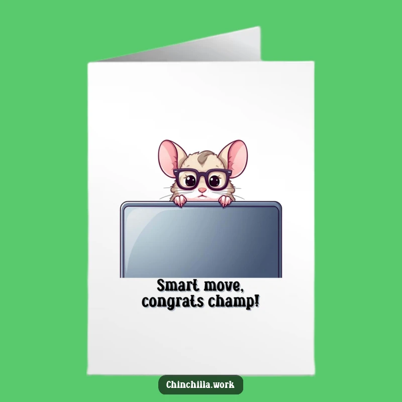 Free Printable Funny Chinchilla Card - Hilarious Congratulations Downloadable Gift