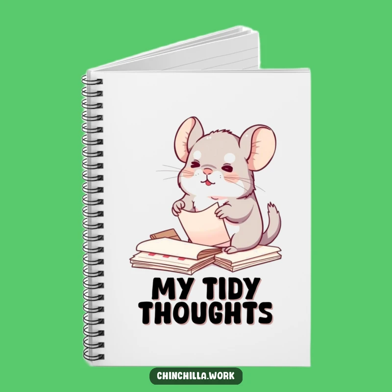 Funny Kawaii Chinchilla Notebook: Organized Paperwork Journal