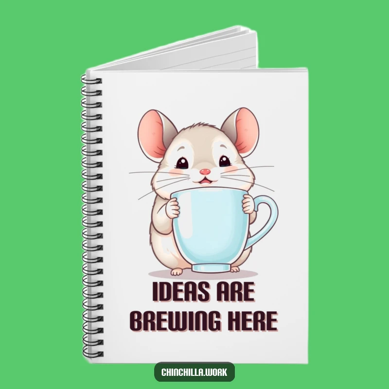 Funny Chinchilla Delight Notebook - Jot Down Ideas With Joy
