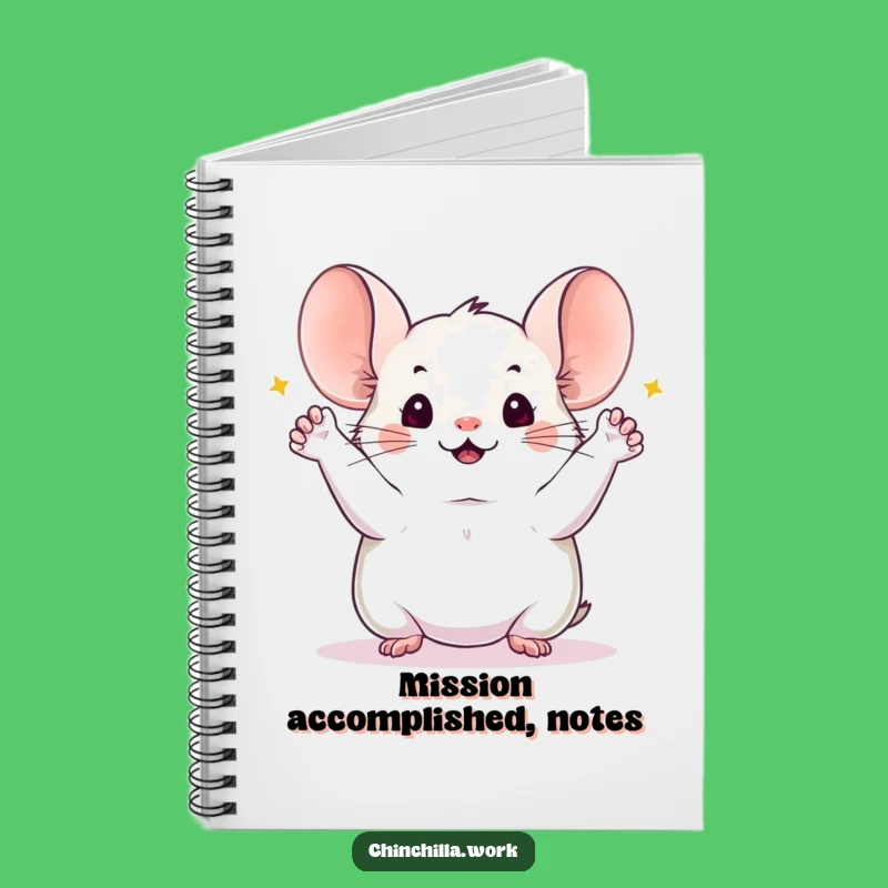 Funny Chinchilla Celebration Notebook: Journal Your Triumphs with Joyful Flair