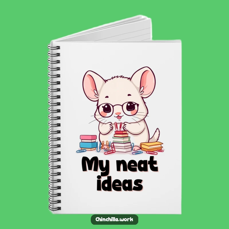 Funny Office Chinchilla Notebook: Jot Down Precise Plans