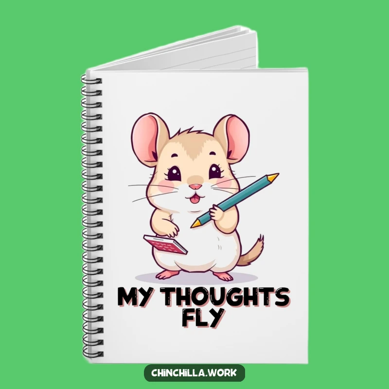 Funny Busy Chinchilla Idea Catcher Notebook: Hilarious Rodent for Capturing Thoughts