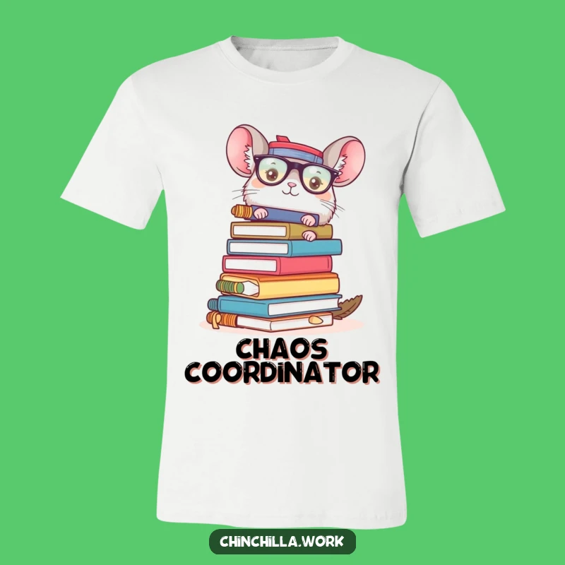Funny Office Supplies Chaos T-Shirt - Wear Your Desk Struggle with Humor