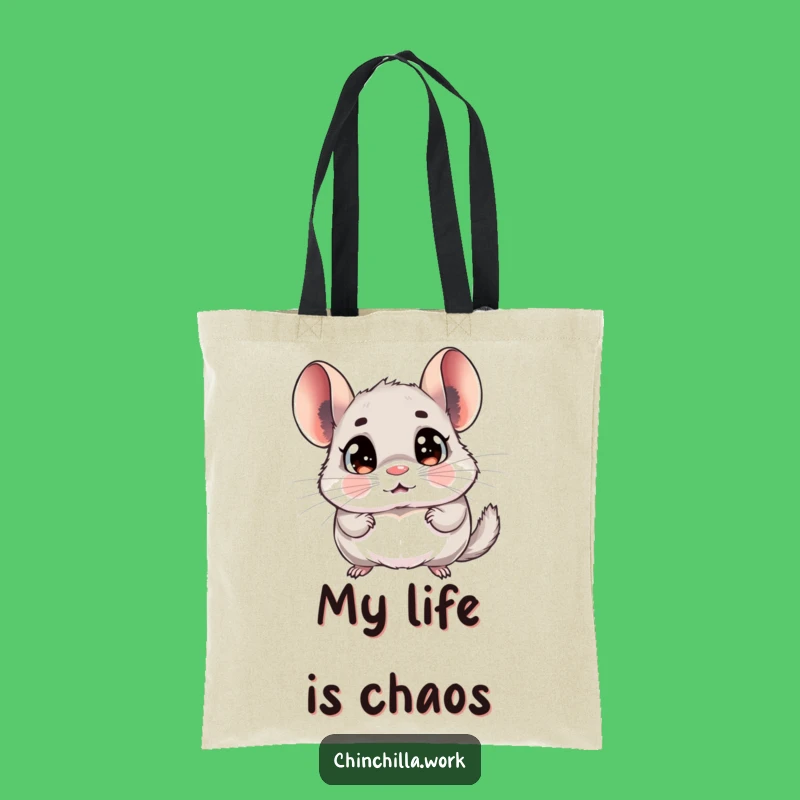 Funny Chinchilla Memo Surprise Tote Bag - Carry Your Amusement