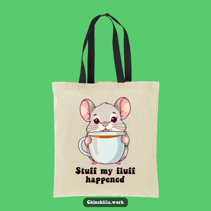 Funny Chinchilla Tote Bag: Carry Your Essentials with Humorous Style
